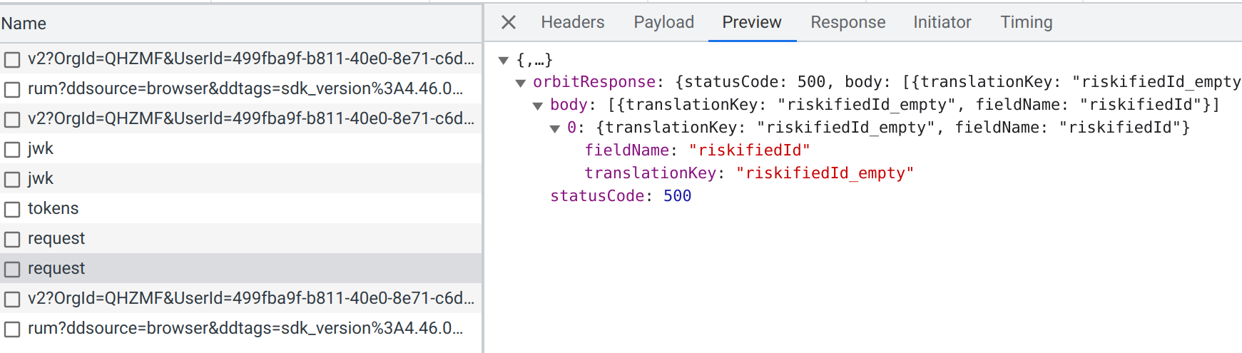 So, here,  their service on Amazon responds with a 200, but has a `status_code: 500` in the body. Th